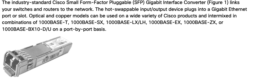 Cisco GLC-LH-SMD 1000BASE-LX/LH SFP is made for Both Multimode and Single-Mode Fibers.