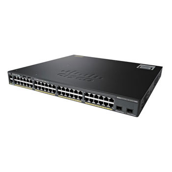 New Cisco WS-C2960X-48FPD-L 2960-X Series 48 Port Gigabit PoE 2