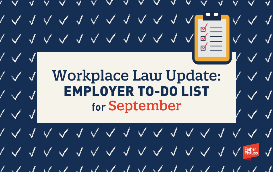September 2025 Workplace Law Essentials