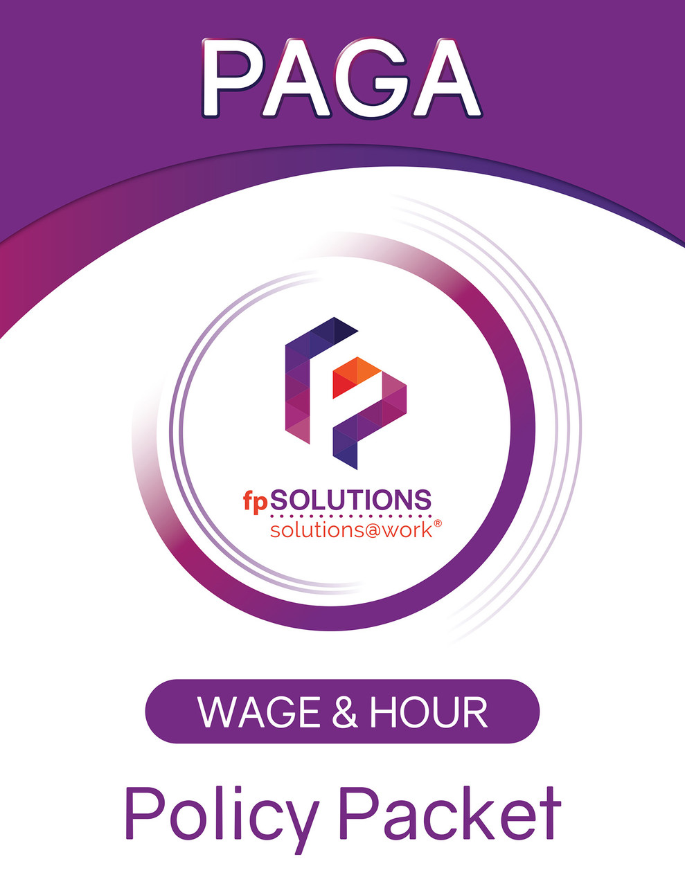 PAGA California Wage and Hour Policy Packet Cover