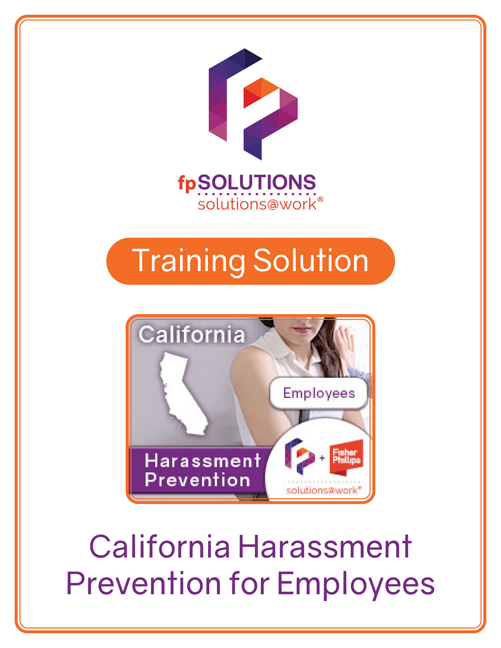 California Harassment Prevention for Employees Cover