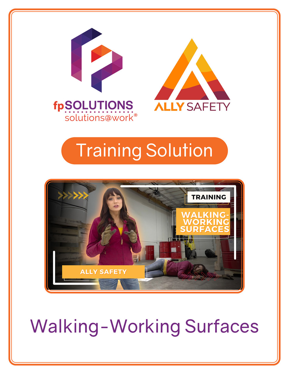 Walking-Working Surfaces Safety Training Cover