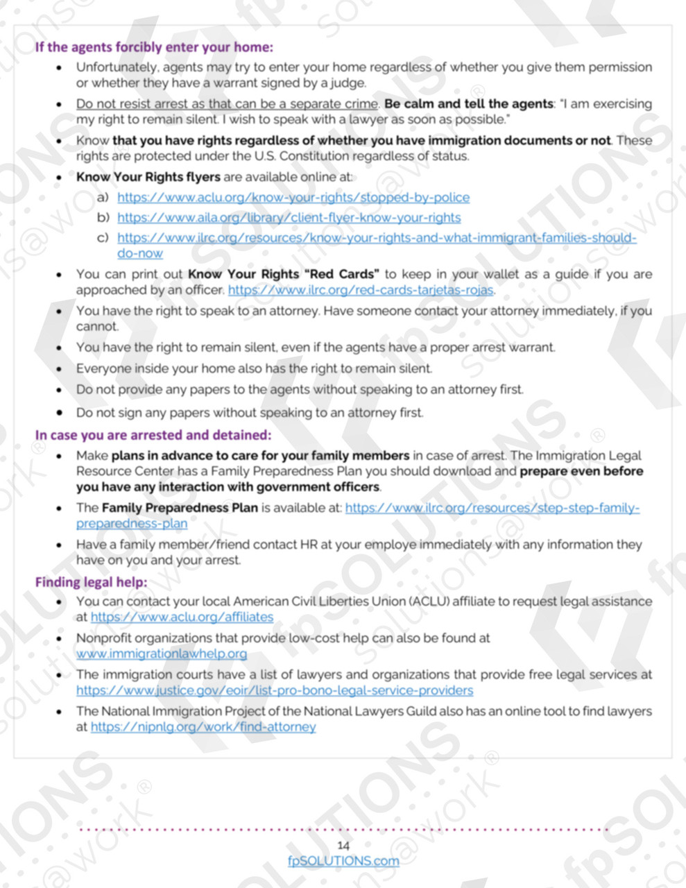 Employers' Rapid Response Toolkit for DHS-ICE Raids Sample 3