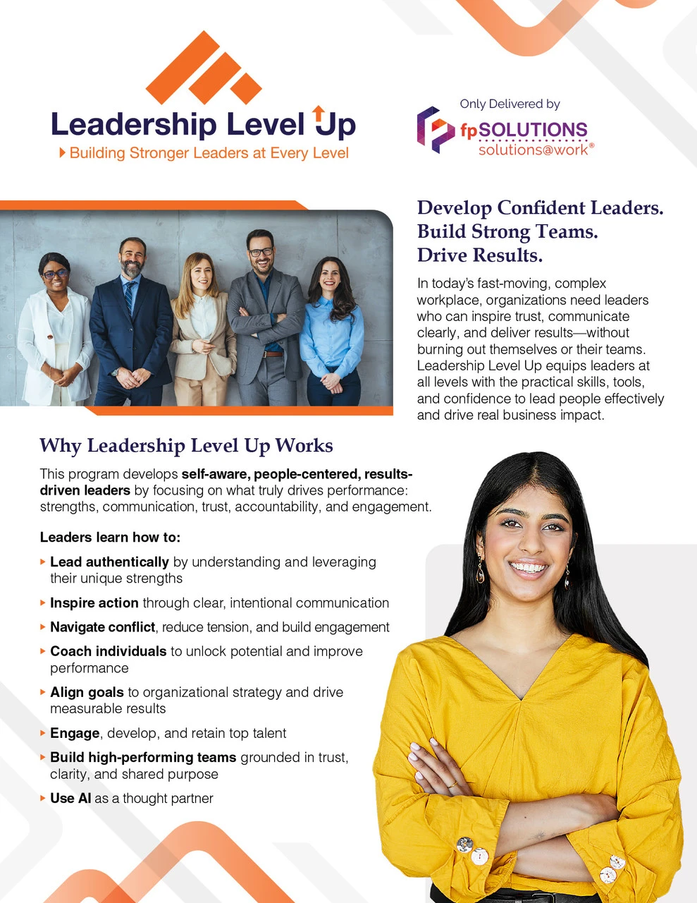 Leadership Level Up Info front page