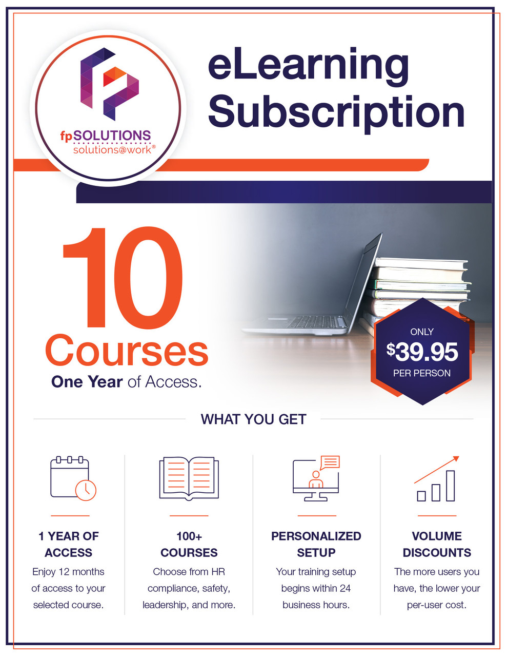 eLearning Subscription - 10 Courses Info