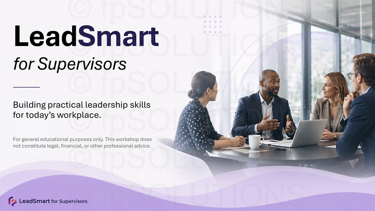 LeadSmart for Supervisors Training Sample 3