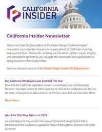 California Insider Newsletter Sample