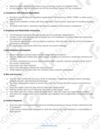 AI Notetaker Checklist Sample 3