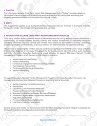Third-Party Risk Management Policy Sample 2