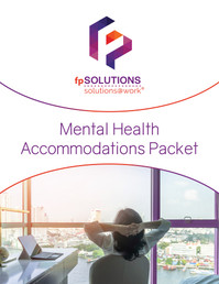 Mental Health Accommodations Packet Cover