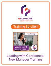 Leading with Confidence - New Manager Training Cover