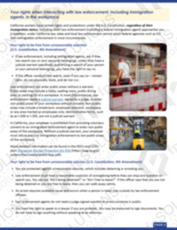 California Workplace - Know Your Rights - English Sample 3