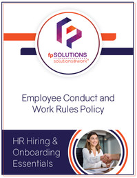 Employee Conduct and Work Rules Policy