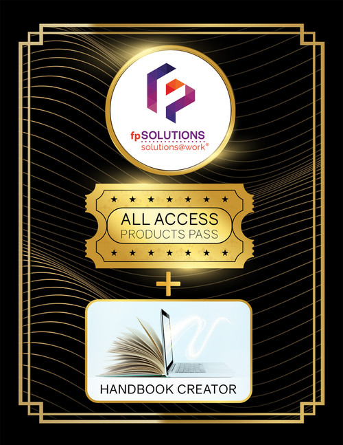 All Access Products Pass (With Handbook) Cover