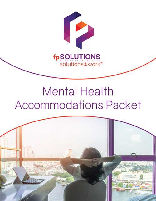 Mental Health Accommodations Packet Cover