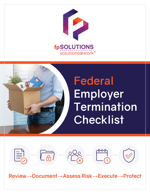 Federal Employer Termination Checklist Cover