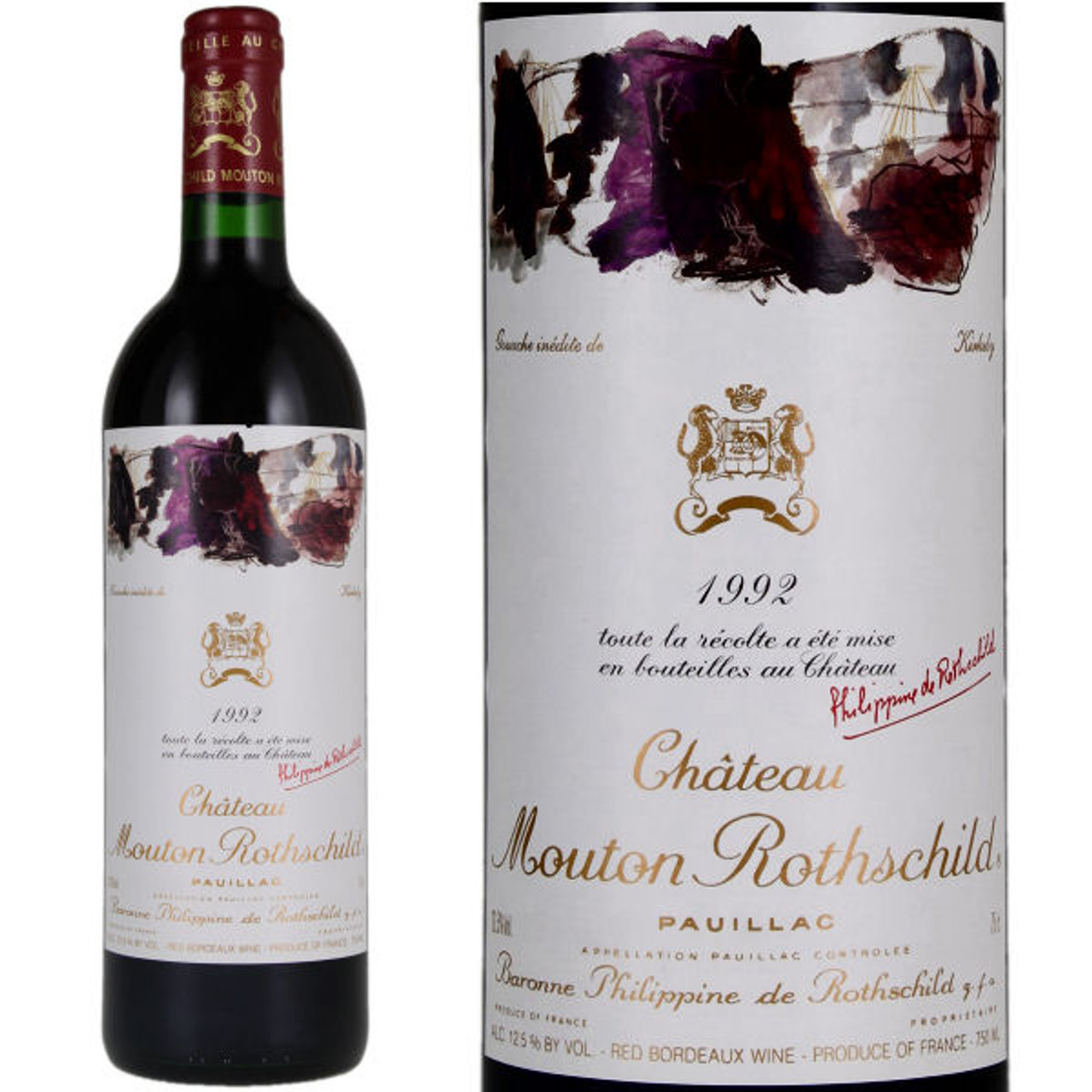 Chateau Mouton Rothschild Pauillac 1992 Rated 96WA