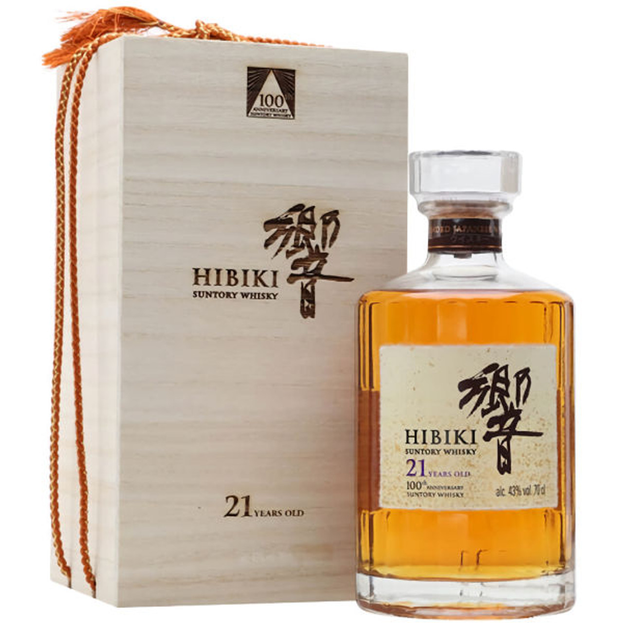 Suntory Hibiki 21 Year Old 100th Anniversary Japanese Whisky 750ml