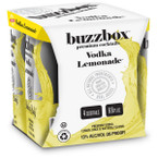 Buzzbox Vodka Lemonade Cocktails 200ml 4 Pack
