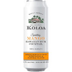 Koloa Sparkling Mango Hawaiian Rum Cocktail Ready-To-Drink 4-Pack 12oz Cans