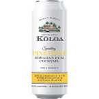 Koloa Sparkling Pineapple Hawaiian Rum Cocktail Ready-To-Drink 4-Pack 12oz Cans