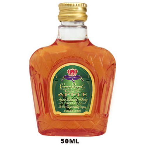 50ml Mini Crown Royal Regal Apple Flavored Canadian Whisky
