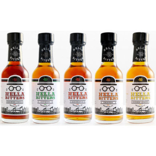 Hella Bitters 5 Pack Bar Set Hella Bitters 5 Pack Bar Set
