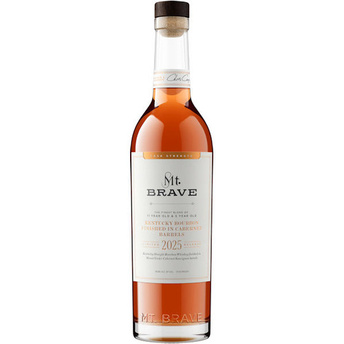 Mt. Brave 2025 Cask Strength Cabernet Cask Finish Kentucky Straight Bourbon Whiskey 750ml Mt. Brave 2025 Cask Strength Cabernet Cask Finish Kentucky Straight Bourbon Whiskey 750ml