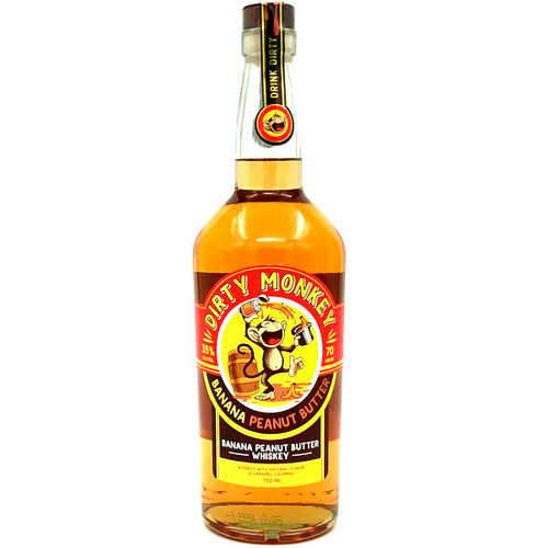 Dirty Monkey Banana Peanut Butter Whiskey 750ml