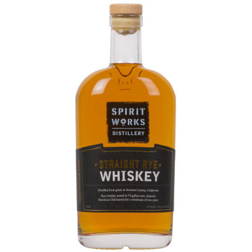 Spirit Works Distillery California Straight Rye Whiskey 750ml