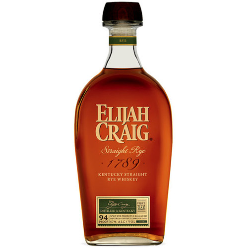 Elijah Craig Kentucky Straight Rye Whiskey 750ml