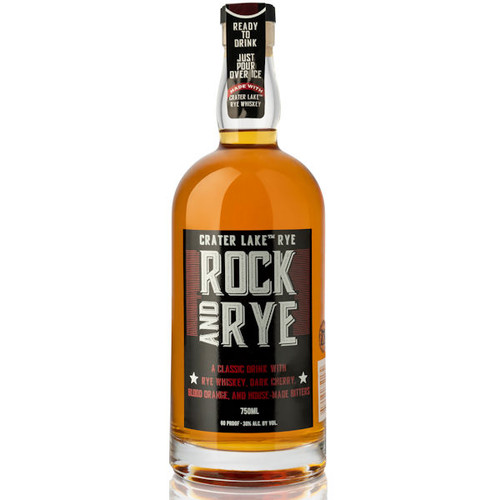 Crater Lake Rock and Rye Whiskey 750ml