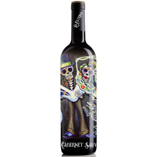 La Catrina Day of the Dead Bride and Groom California Cabernet