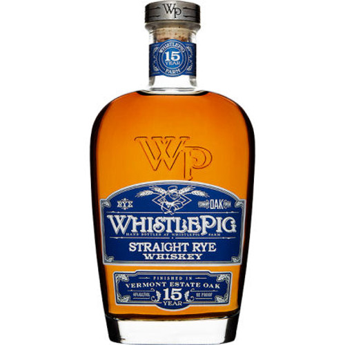 WhistlePig 15 Year Old Vermont Oak Finish Straight Rye Whiskey 750ml
