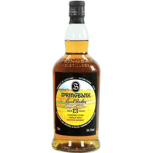 Springbank 13 Year Old Local Barley Campbeltown Single Malt Scotch 700ml