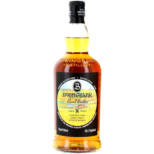 Springbank 8 Year Old Local Barley Campbeltown Single Malt Scotch 700ml