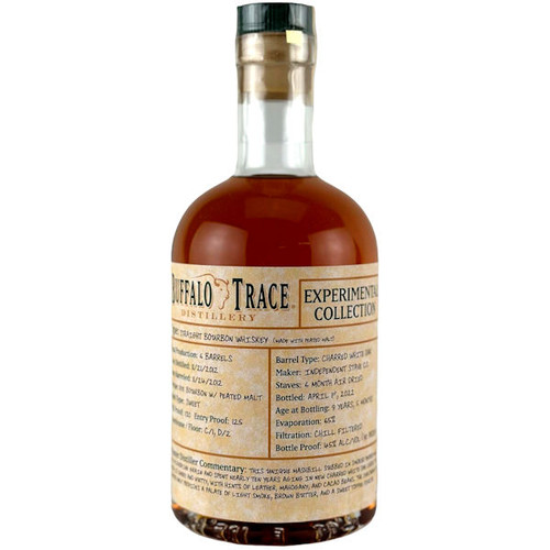 Buffalo Trace Experimental Straight Bourbon Whiskey with Peated Malt 375ml