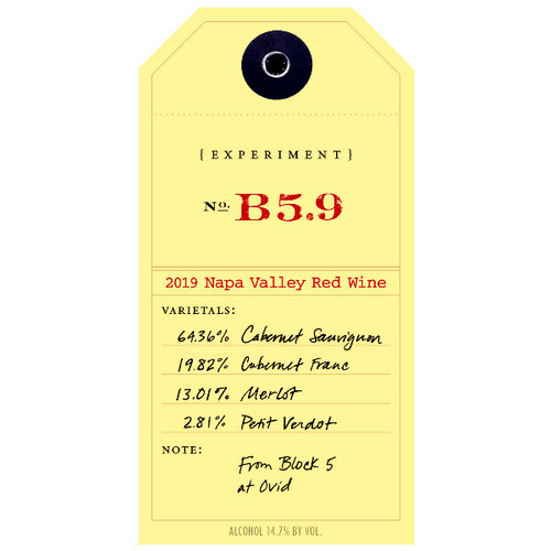 Ovid Experiment B5.9 Napa Red Blend