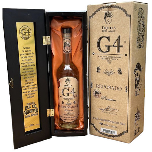 G4 Reposado de Madera Dia De Muertos Tequila 750ml