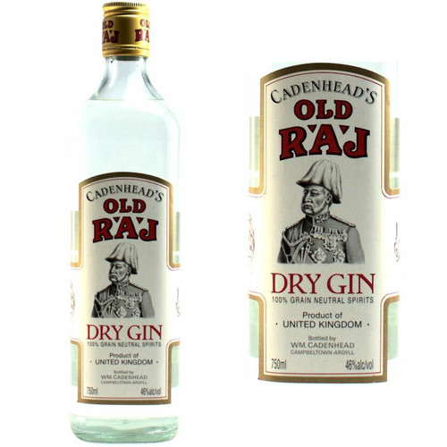 Cadenhead's Old Raj Dry Gin Red Label 750ml