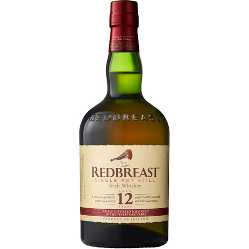 Redbreast 12 Year Old Irish Whiskey 750ml