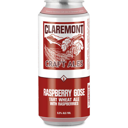 Claremont Craft Ales Raspberry Gose 16oz 4 Pack Cans