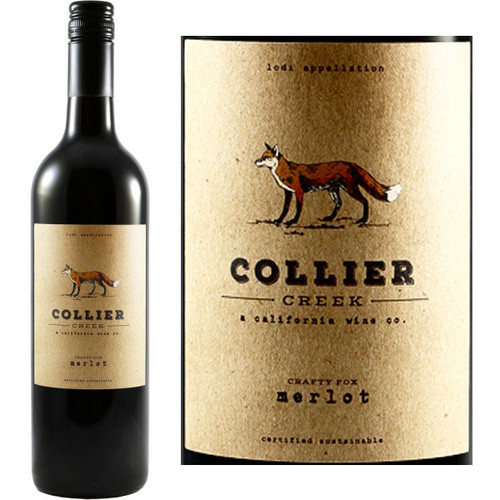 Collier Creek Crafty Fox Lodi Merlot