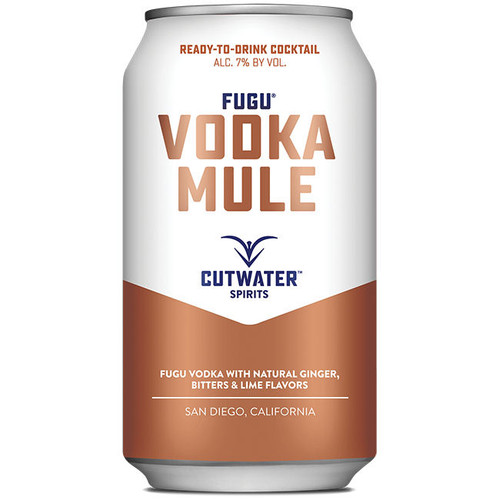 Cutwater Spirits Fugu Vodka Mule Ready-To-Drink 4-Pack 12oz Cans
