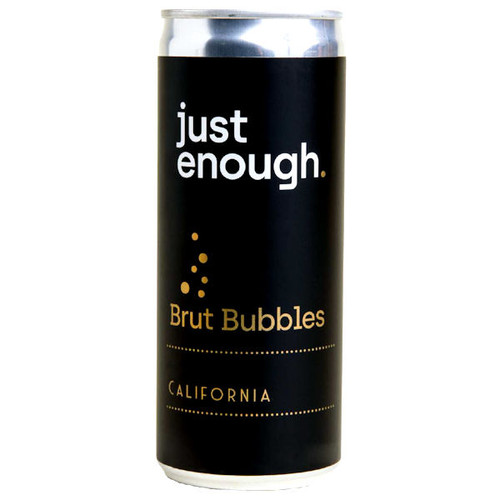 Just Enough Central Coast Brut Bubbles 250ml Can