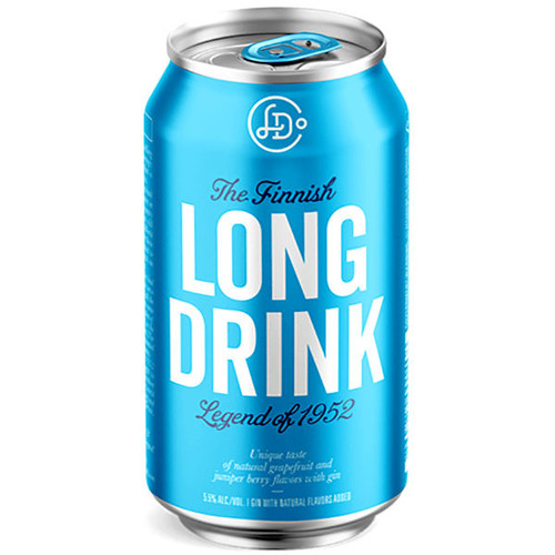 The Finnish Long Drink Traditional Cocktail 12oz 6 Pack Cans