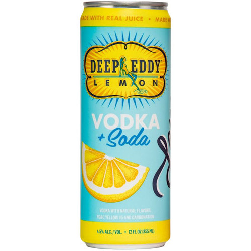 Deep Eddy Lemon Vodka & Soda Ready-To-Drink 4-Pack 12oz Cans