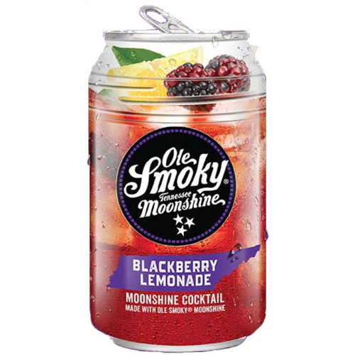 Ole Smoky Tennessee Blackberry Lemonade Moonshine Cocktail Ready-To-Drink 4-Pack 12oz Cans