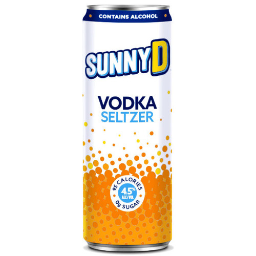 SunnyD Vodka Seltzer Ready To Drink 12oz 4 Pack Cans