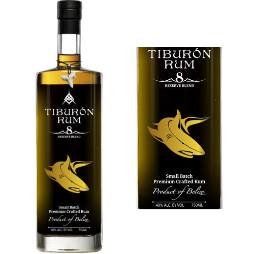 Tiburon Small Batch 8 Year Old Belize Rum 750ml Tiburon Small Batch 8 Year Old Belize Rum 750ml